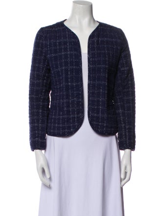 Soeur Plaid Print Evening Jacket