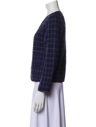 Soeur Plaid Print Evening Jacket