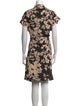 Soeur Floral Print Midi Length Dress