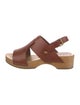 Soeur Leather Slingback Sandals