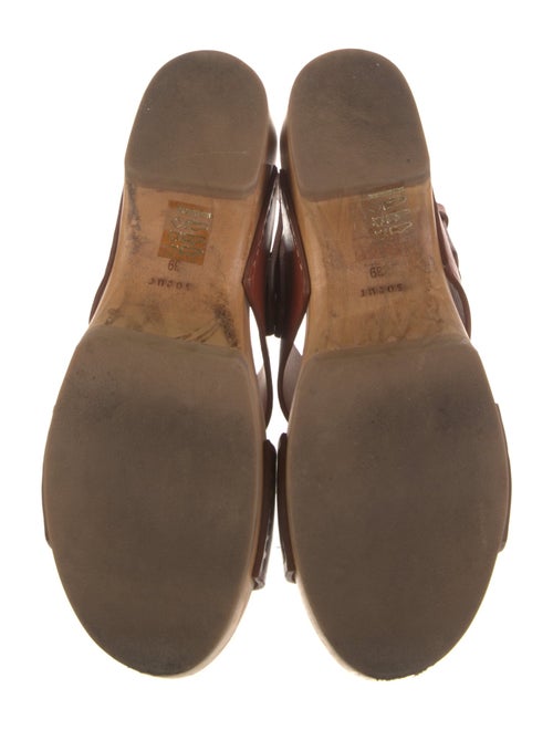 Soeur Leather Slingback Sandals