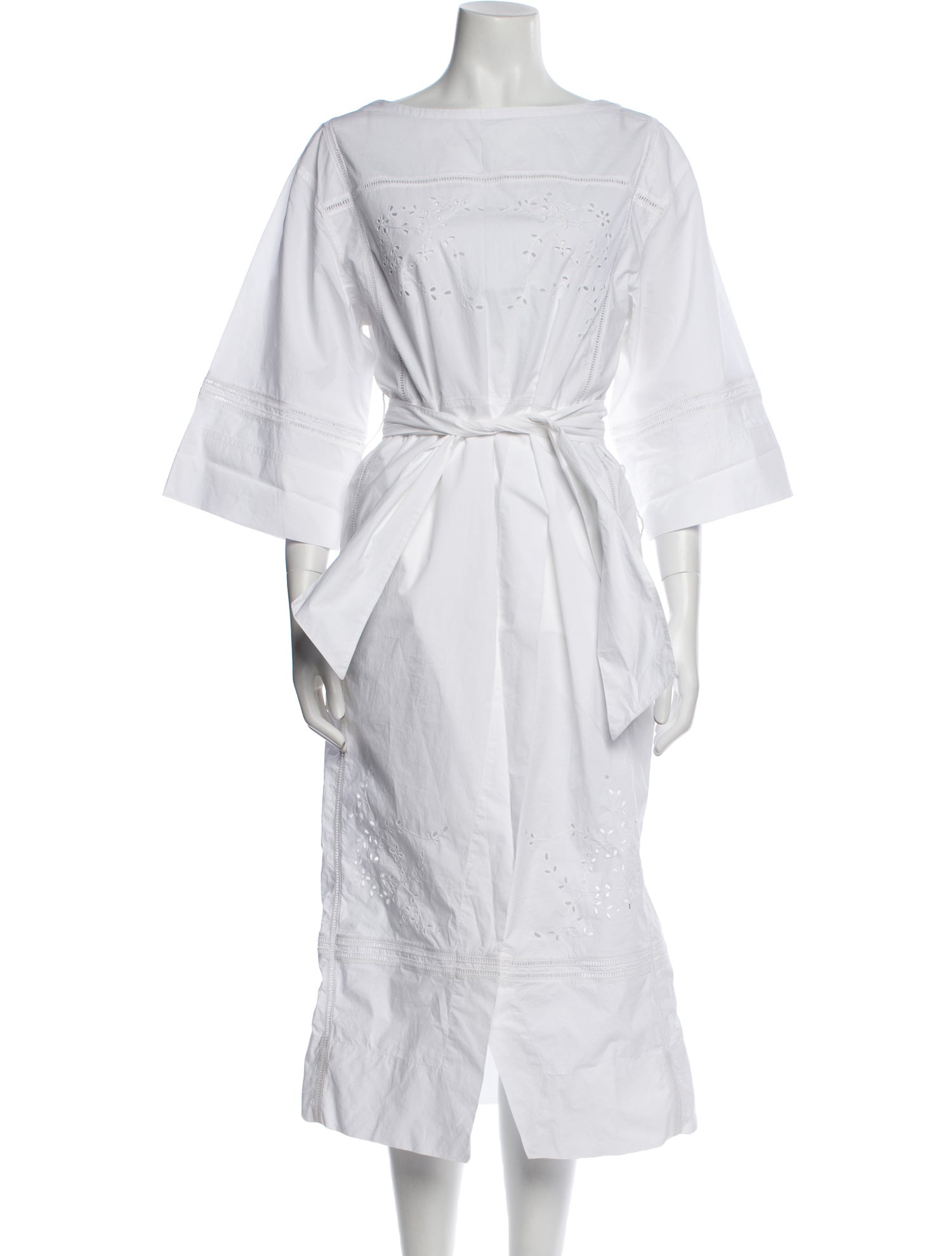 Soeur Bateau Neckline Midi Length Dress