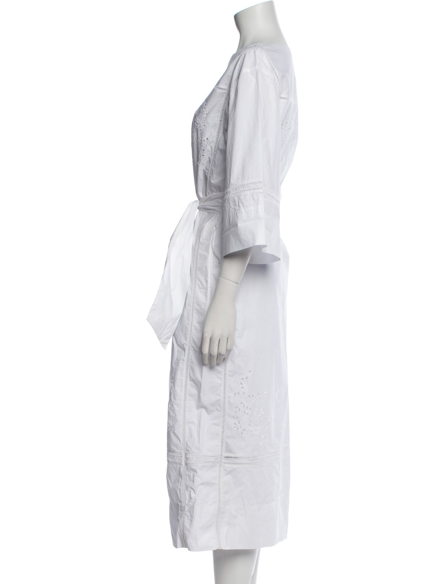 Soeur Bateau Neckline Midi Length Dress