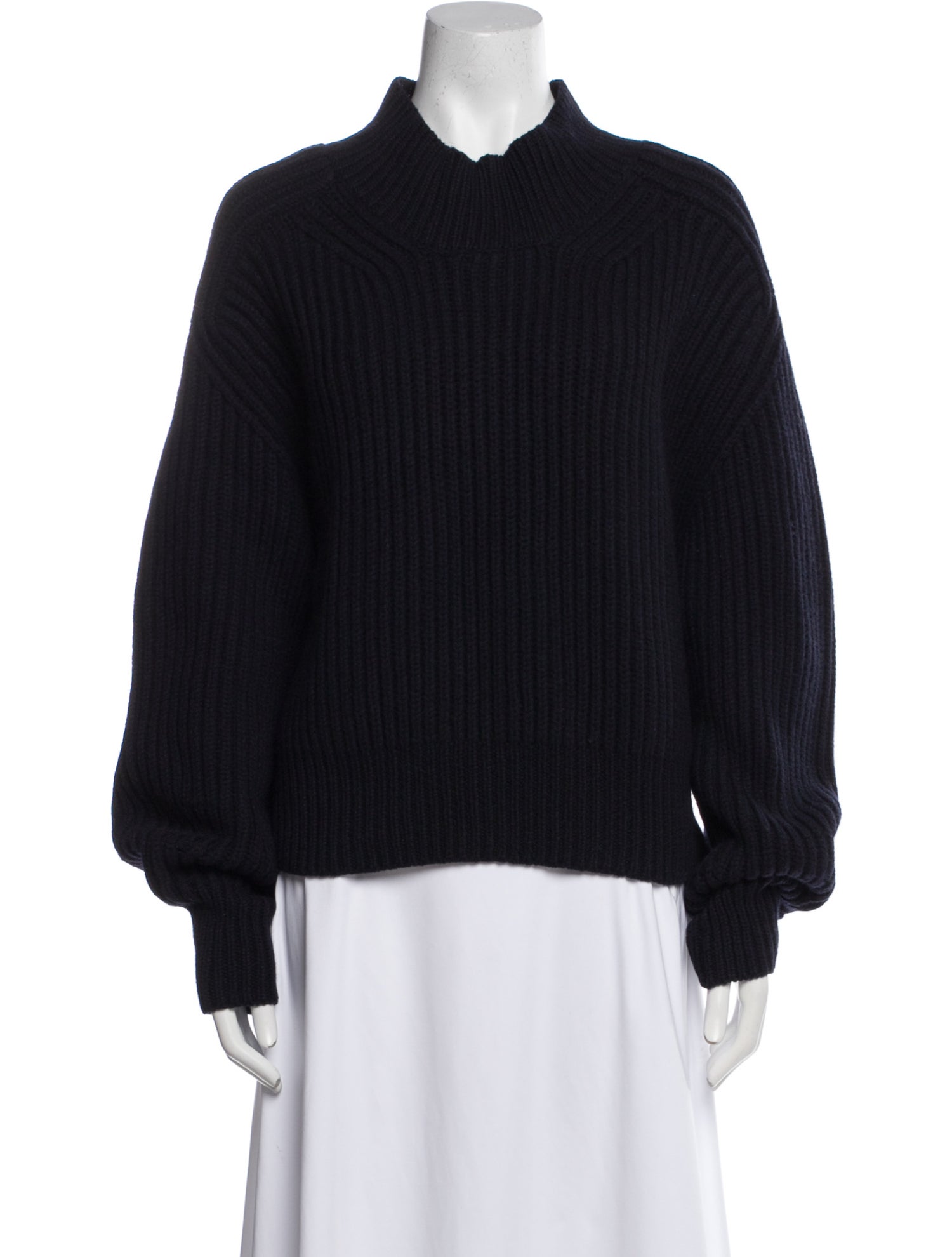 Soeur Merino Wool Mock Neck Sweater