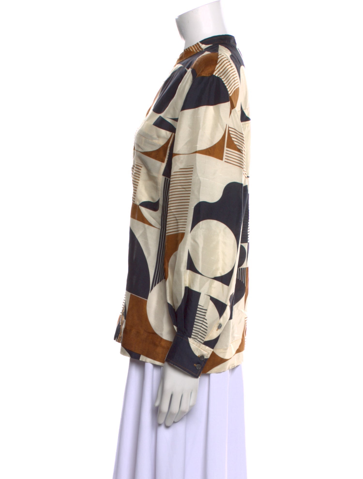 Soeur Silk Printed Blouse