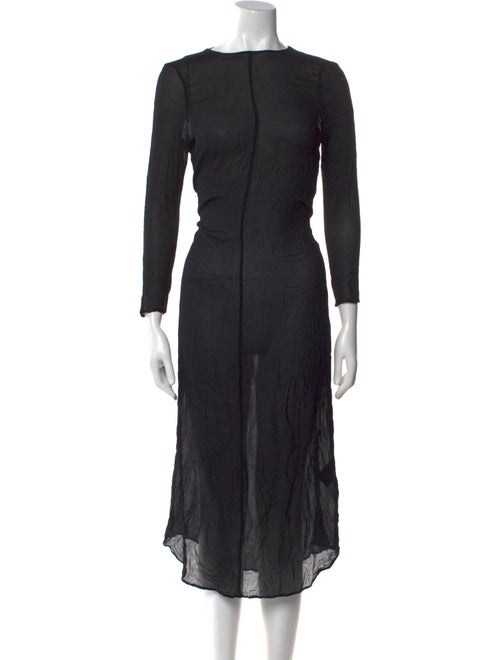 Soeur Bateau Neckline Long Dress