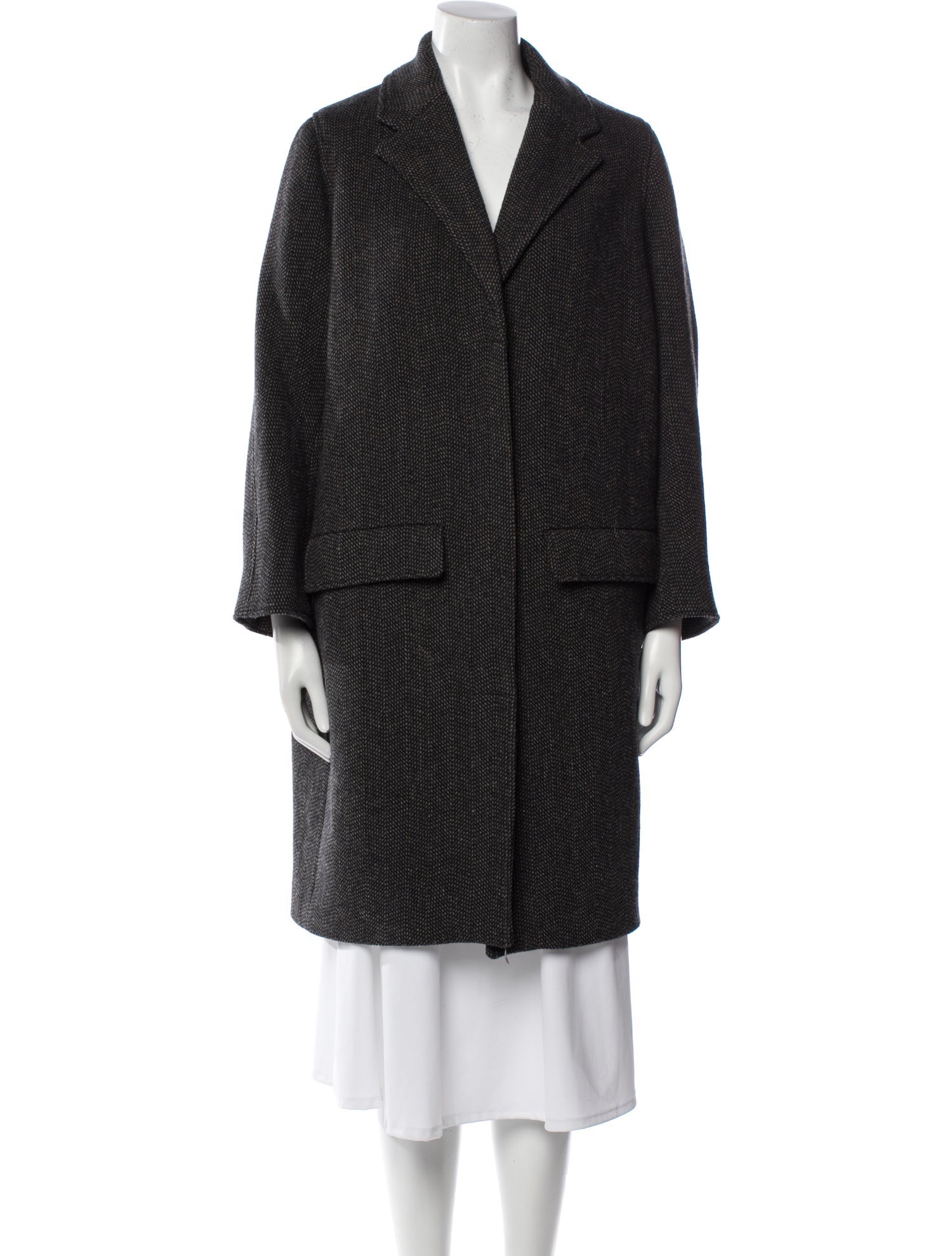 Soeur Wool Faux Fur Coat