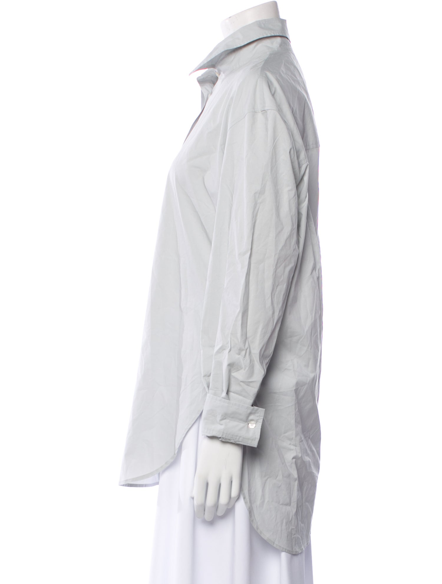 Soeur Long Sleeve Button-Up Top