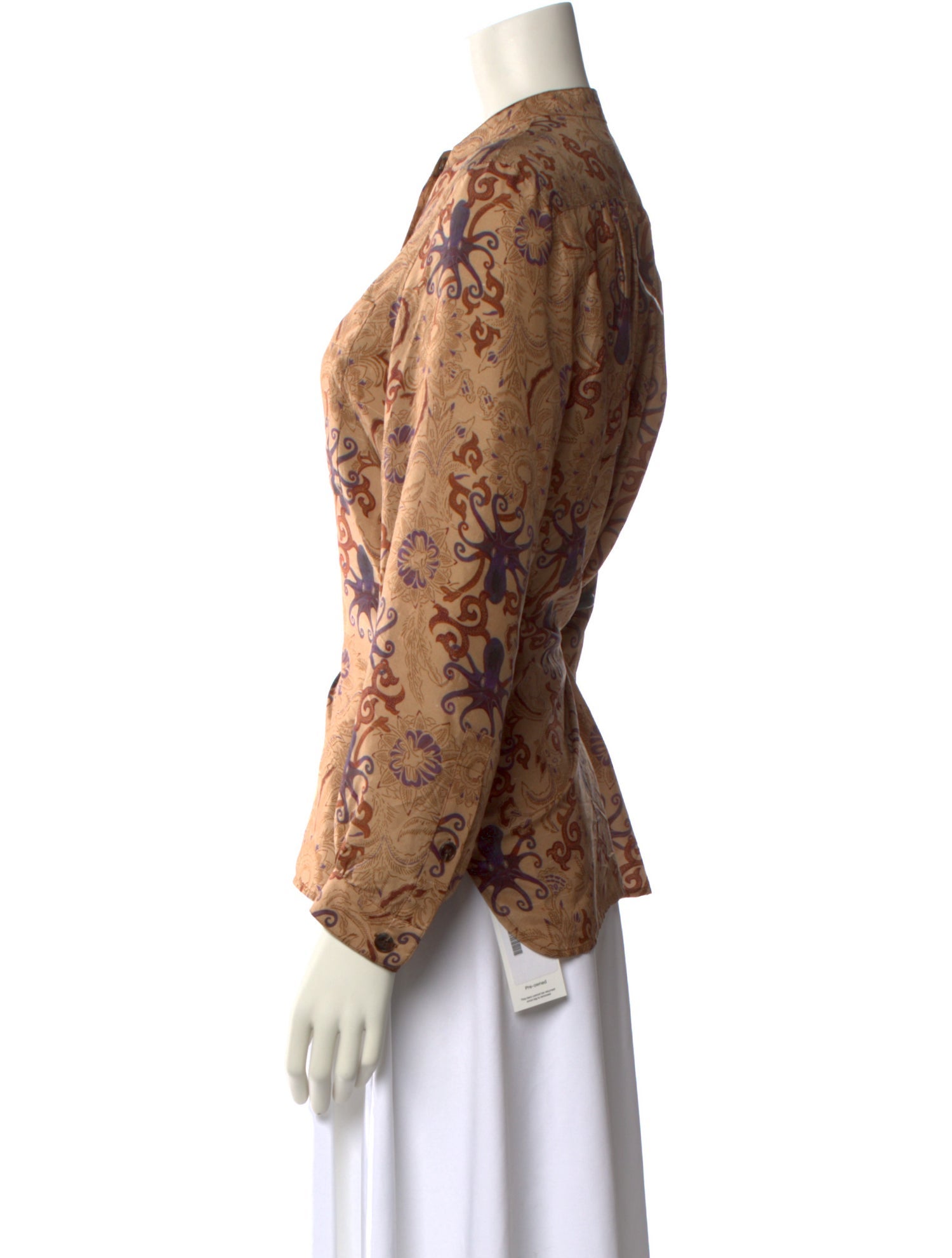 Soeur Silk Printed Blouse