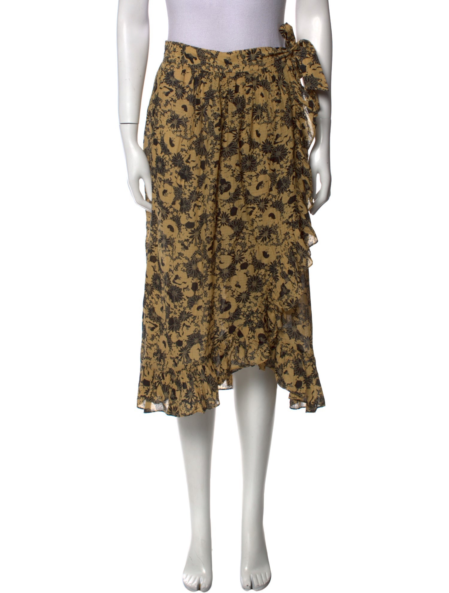 Soeur Floral Print Knee-Length Skirt