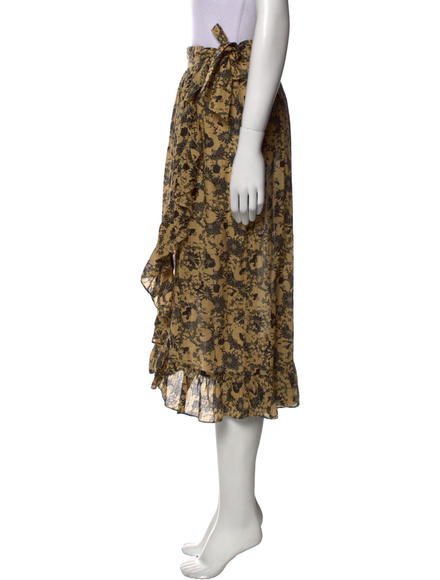 Soeur Floral Print Knee-Length Skirt