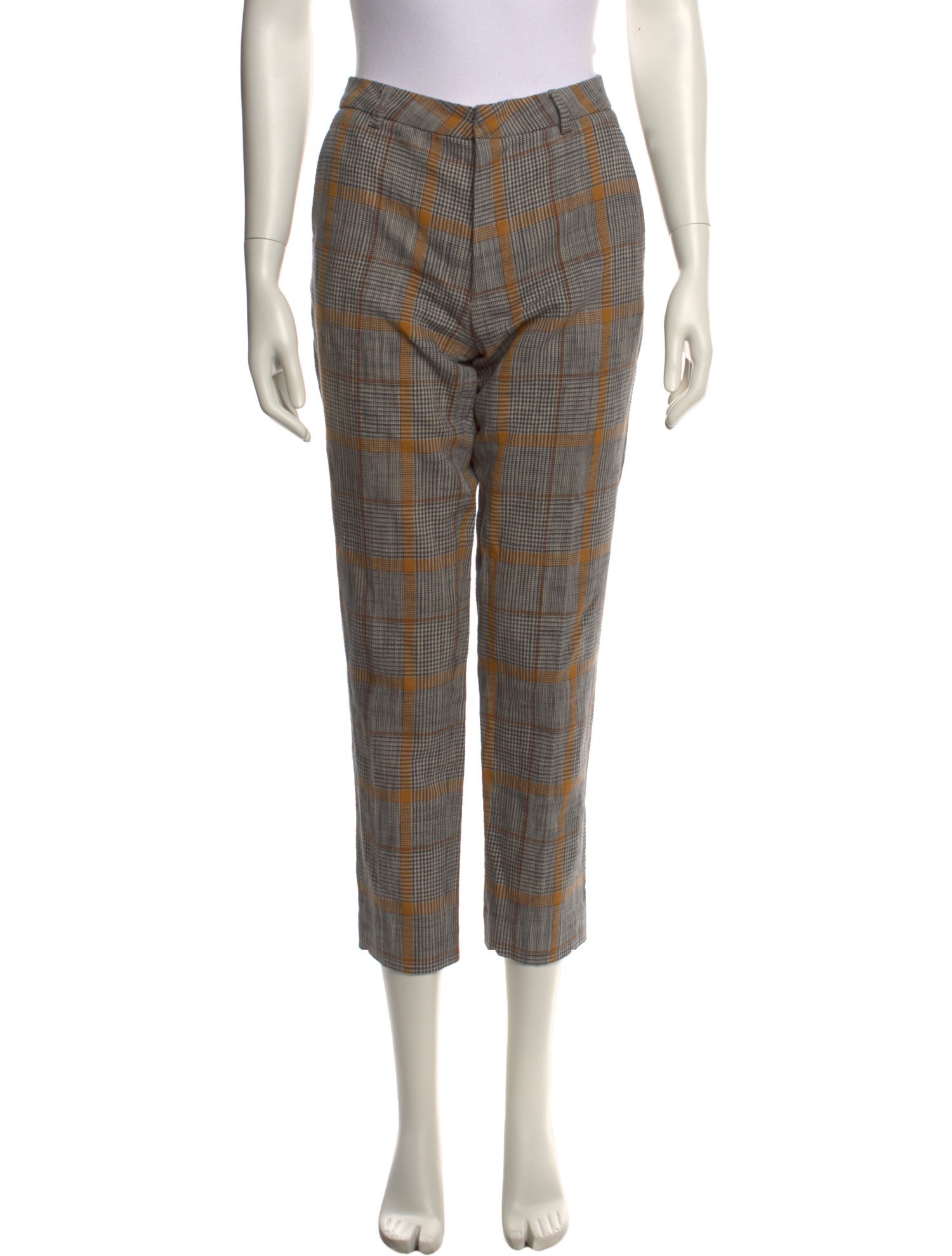 Soeur Houndstooth Print Skinny Leg Pants
