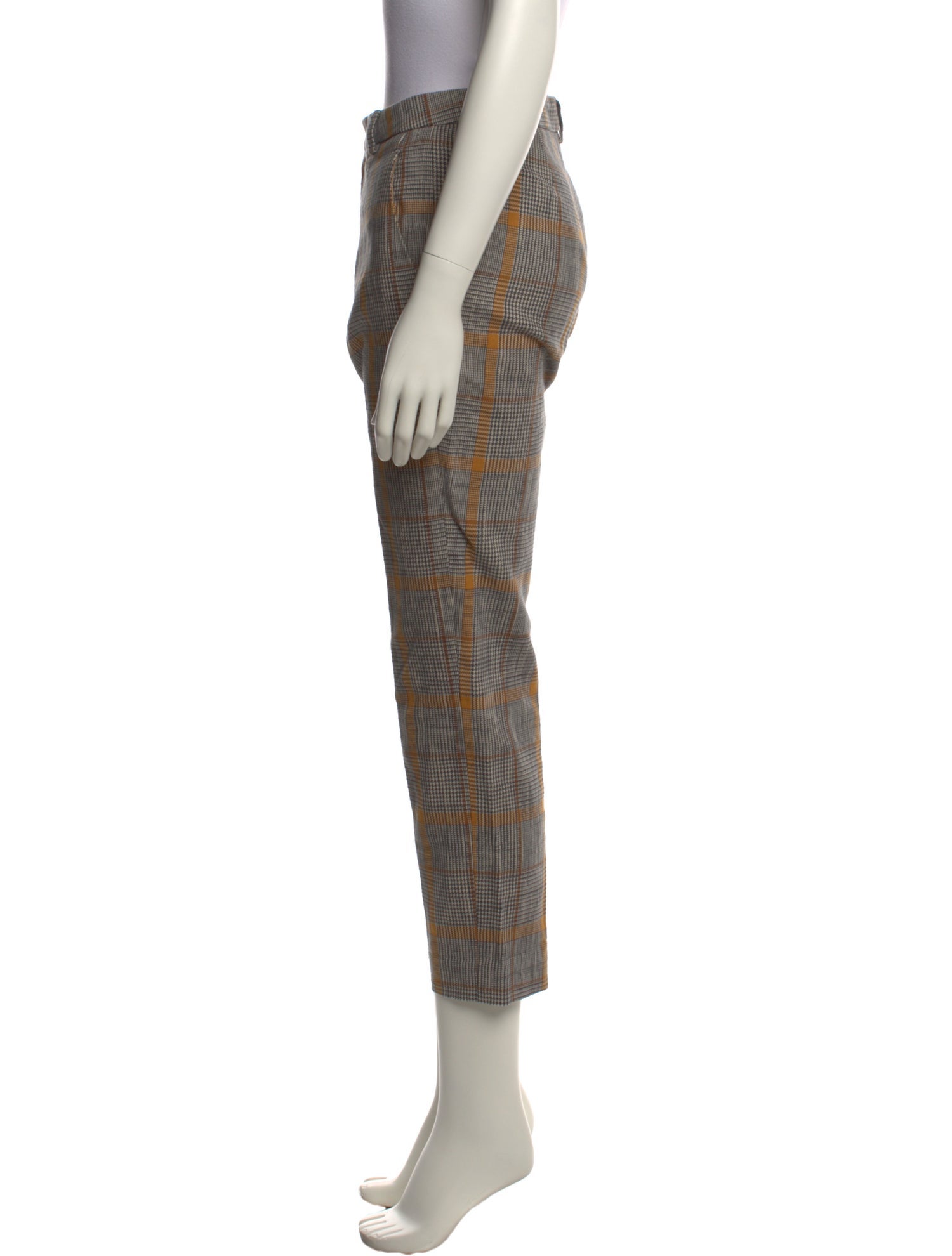 Soeur Houndstooth Print Skinny Leg Pants