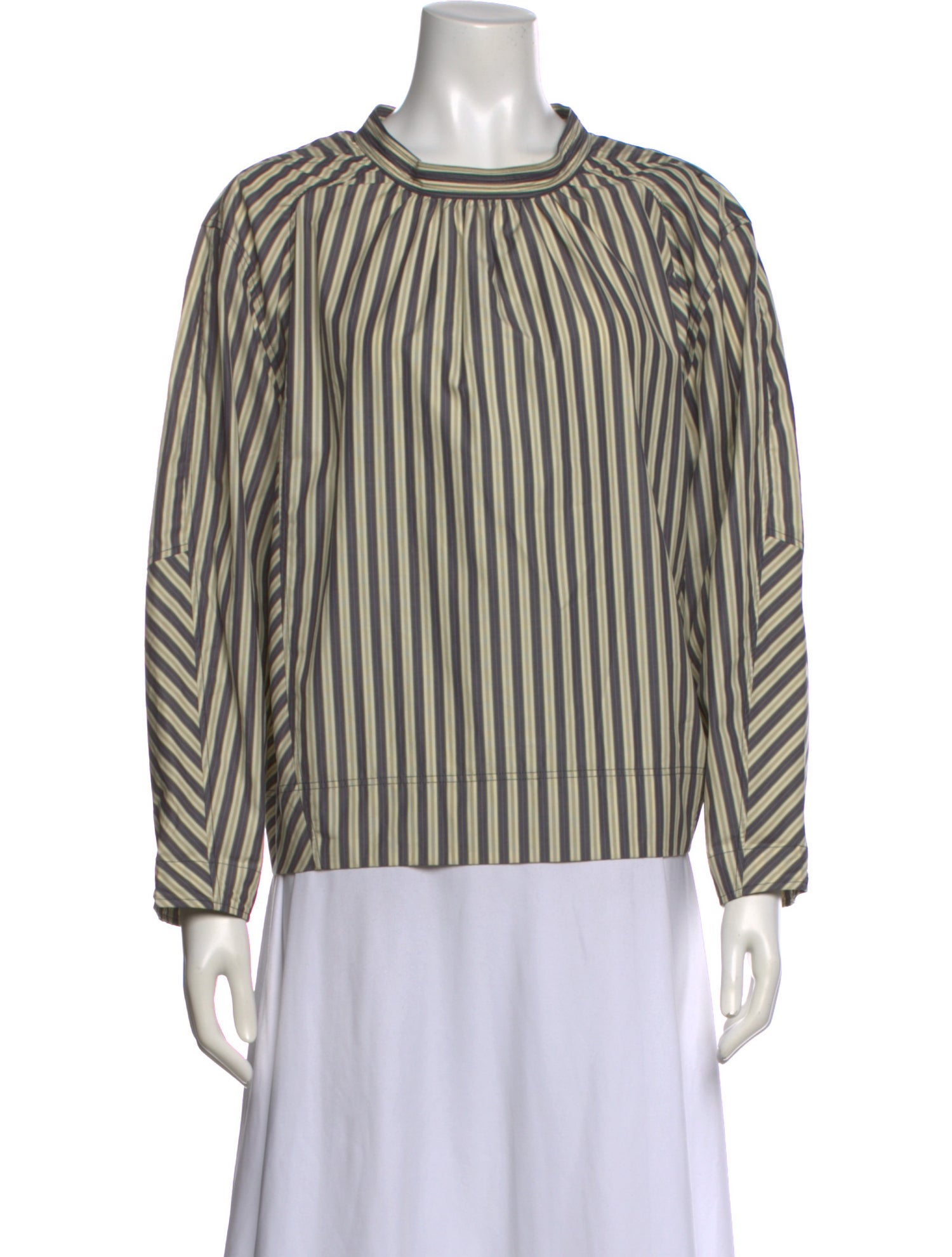 Soeur Striped Crew Neck Blouse
