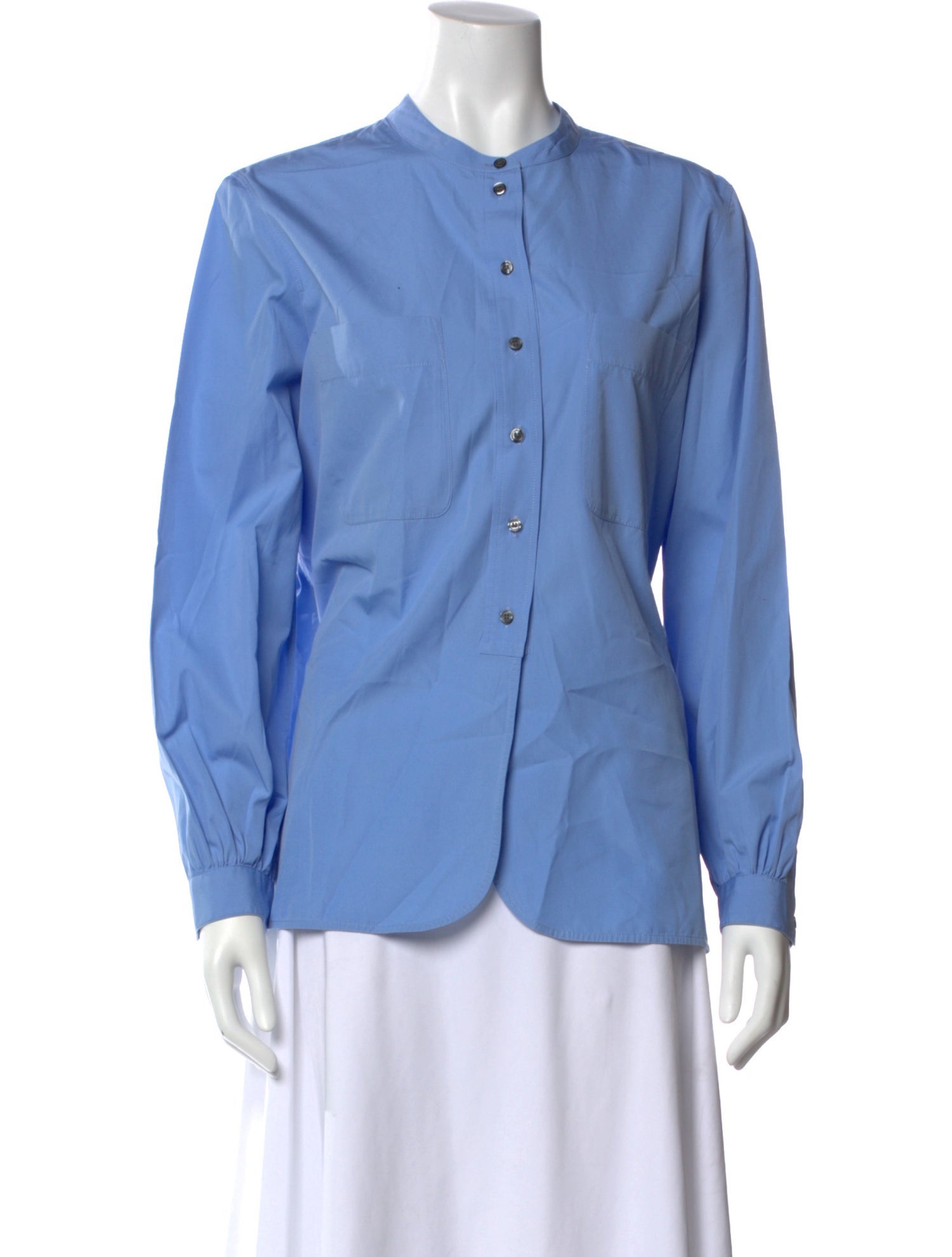 Soeur Long Sleeve Button-Up Top
