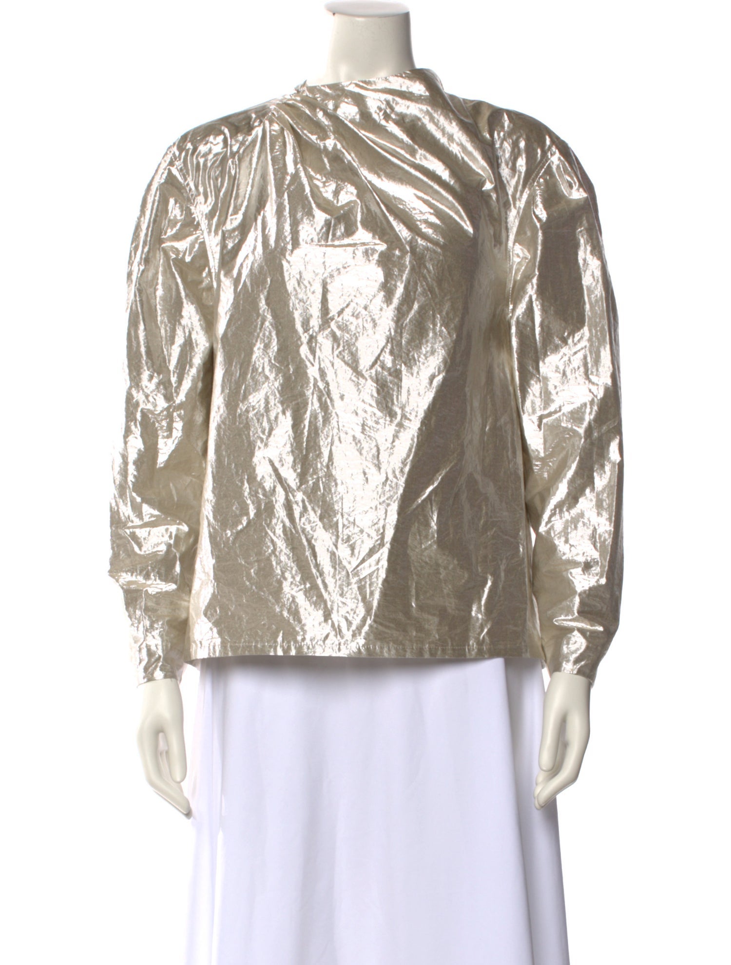 Soeur Mock Neck Long Sleeve Sweatshirt