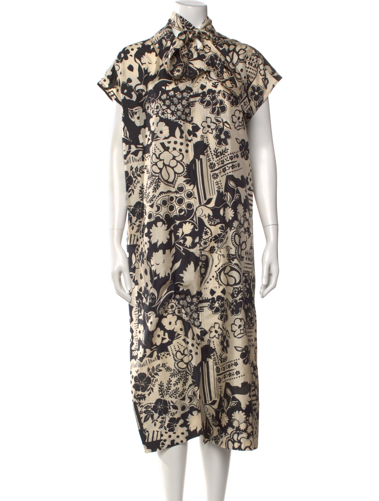 Soeur Floral Print Midi Length Dress