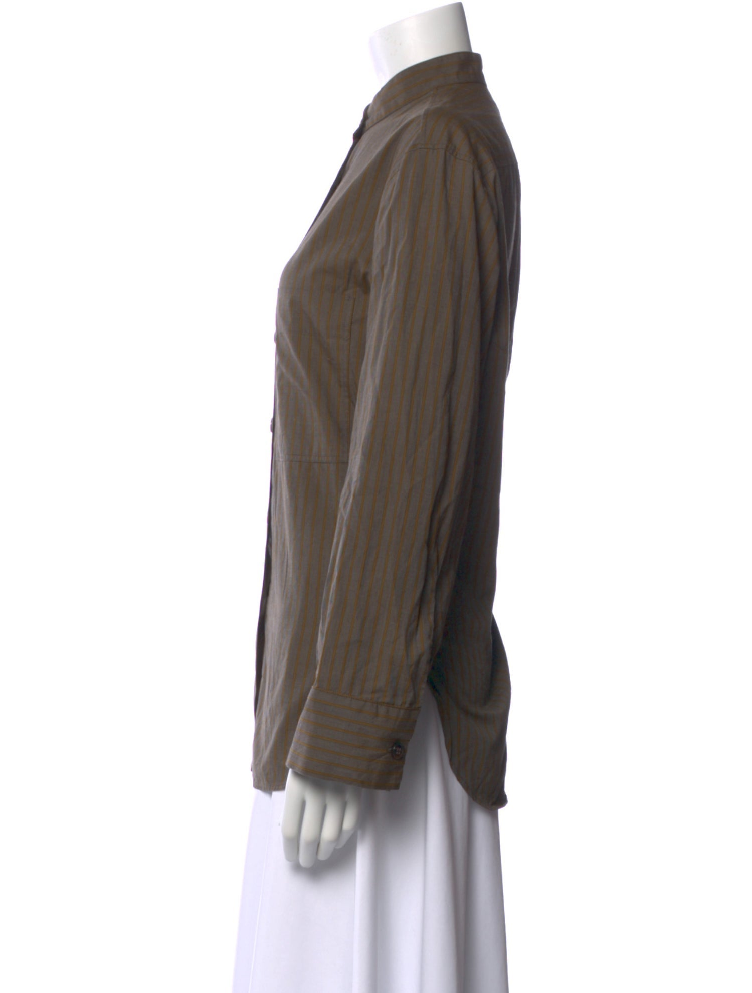 Soeur Striped Long Sleeve Blouse