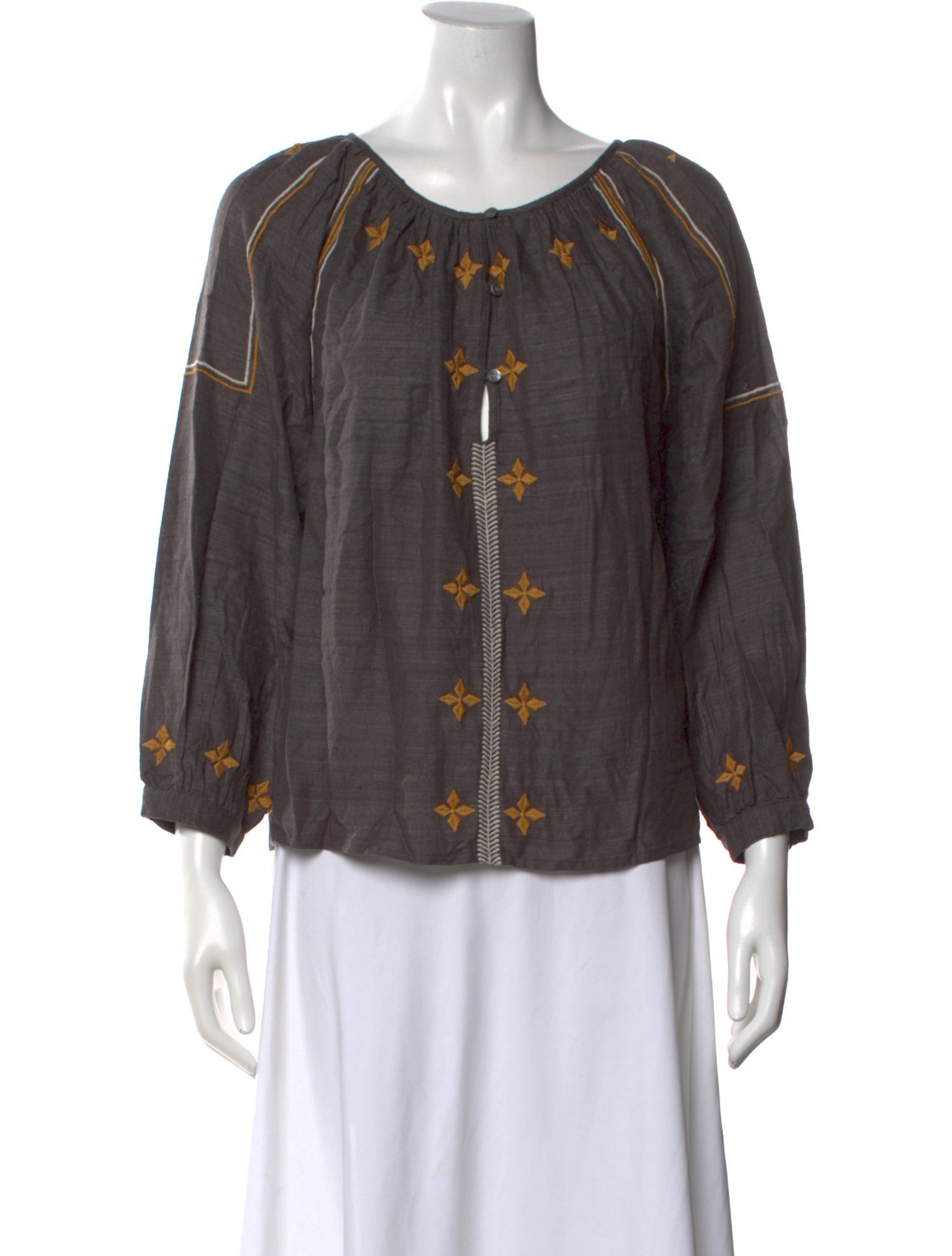 Soeur Silk Printed Blouse