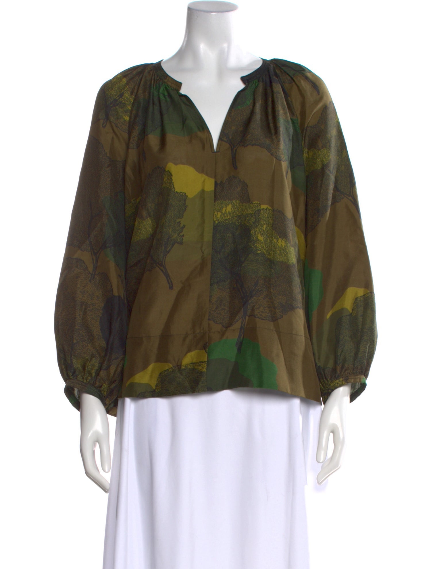 Soeur Silk Floral Print Blouse