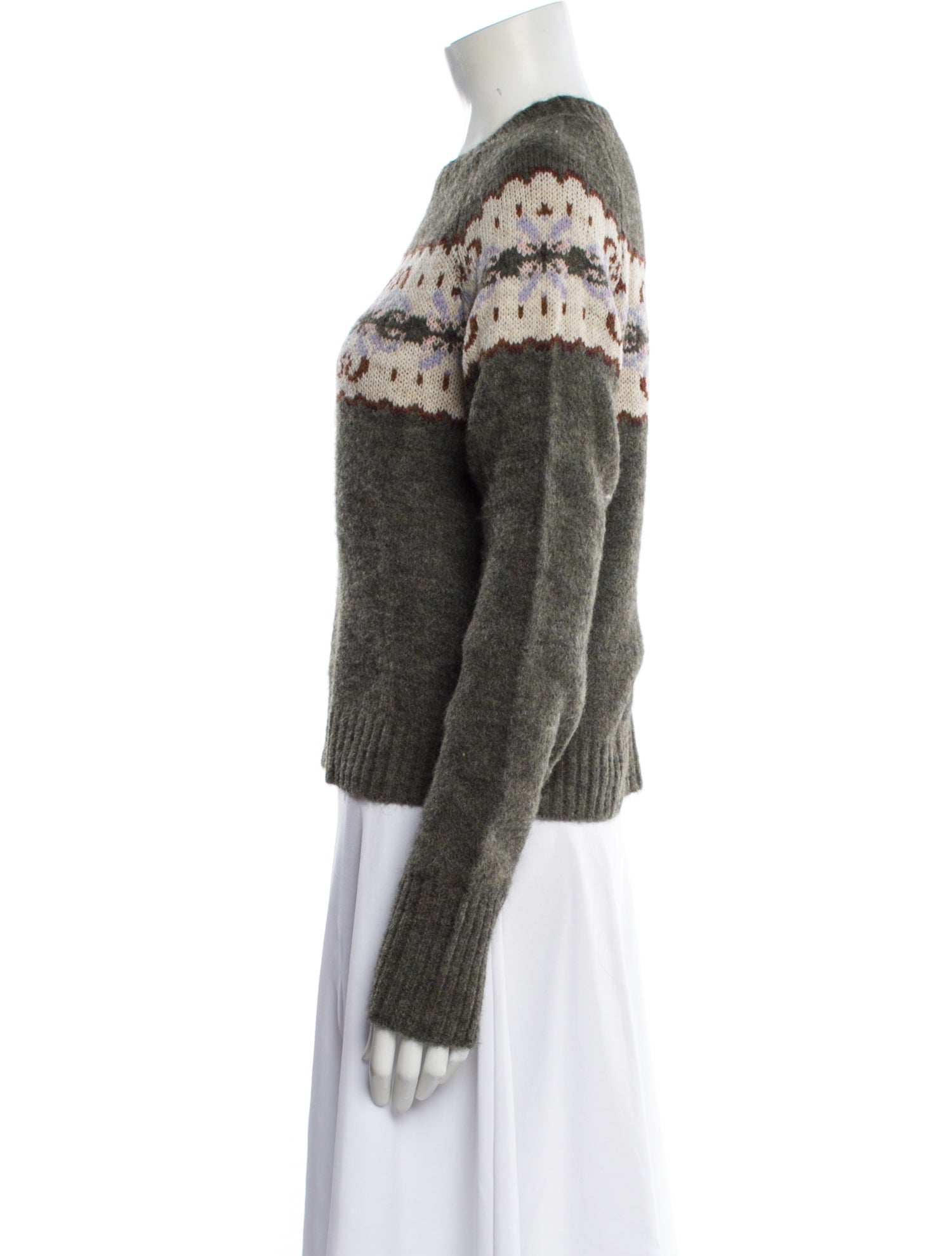 Soeur Striped Crew Neck Sweater