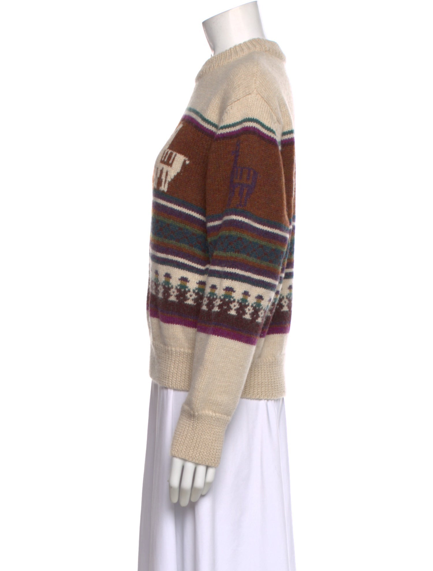 Soeur Wool Printed Sweater