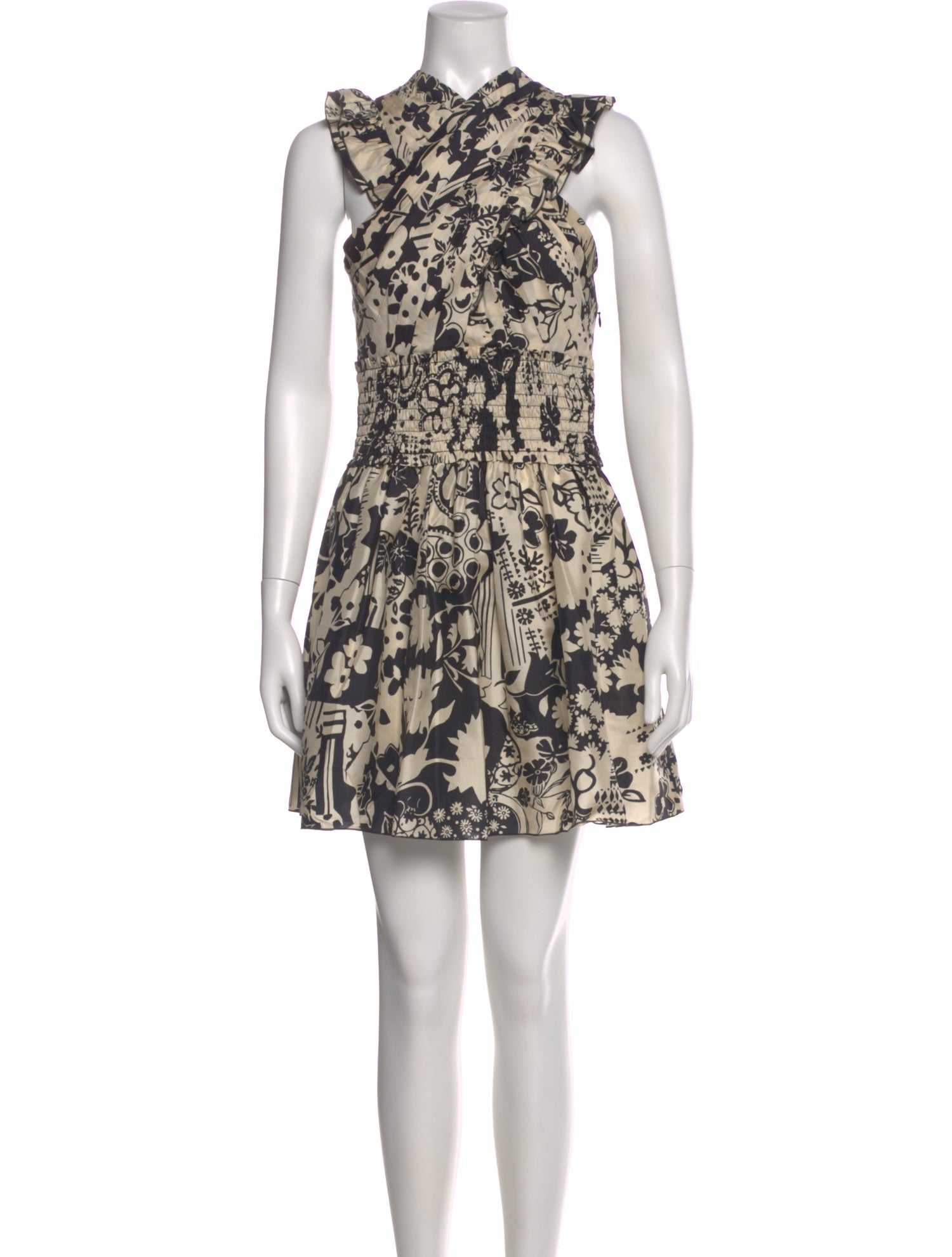 Soeur Silk Mini Dress