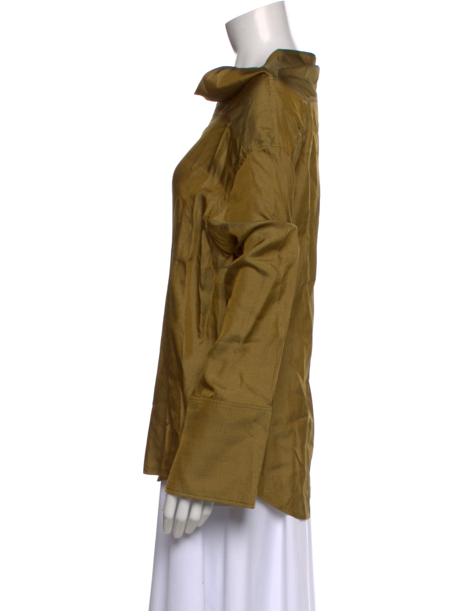 Soeur Silk Cowl Neck Blouse