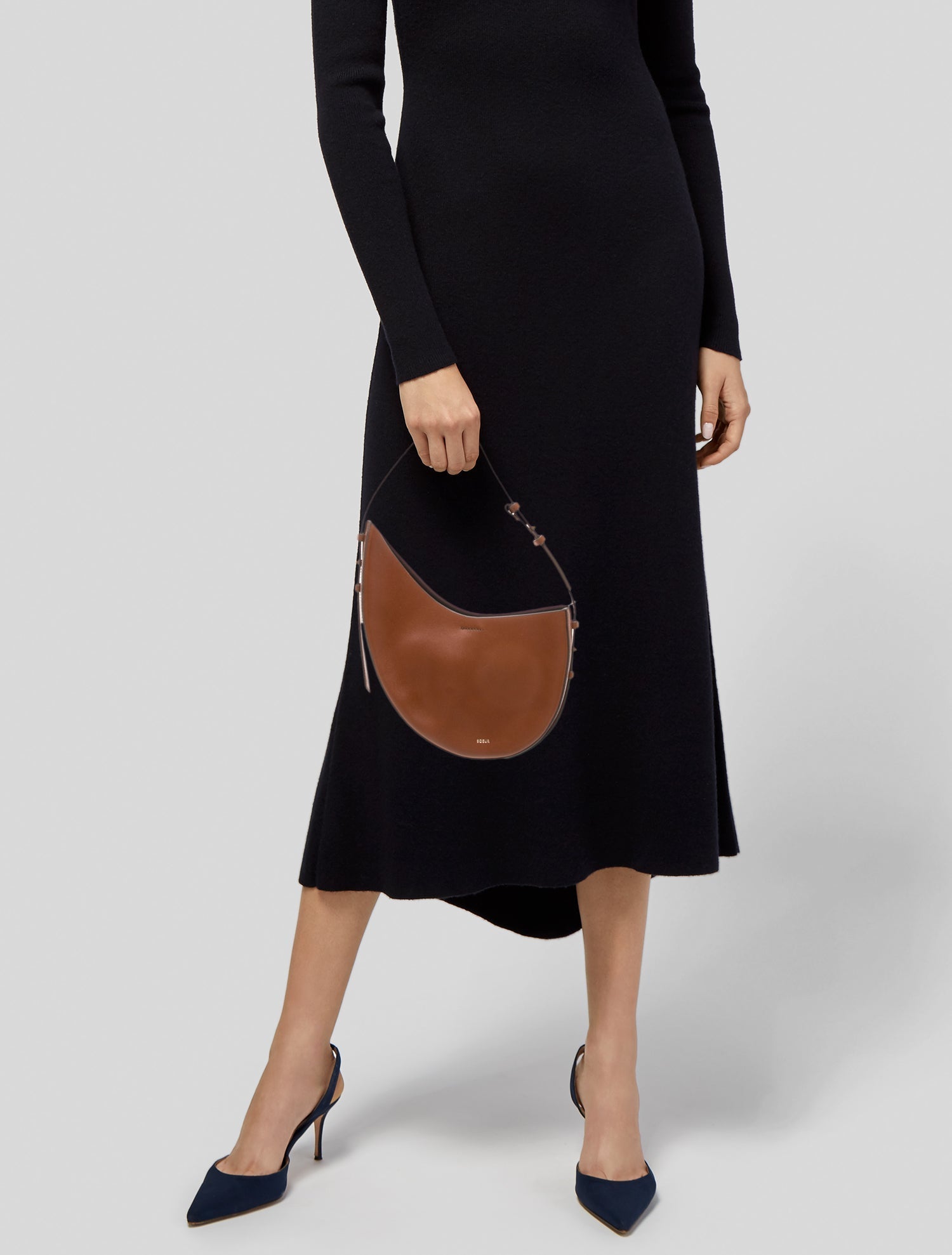 Soeur Leather Shoulder Bag