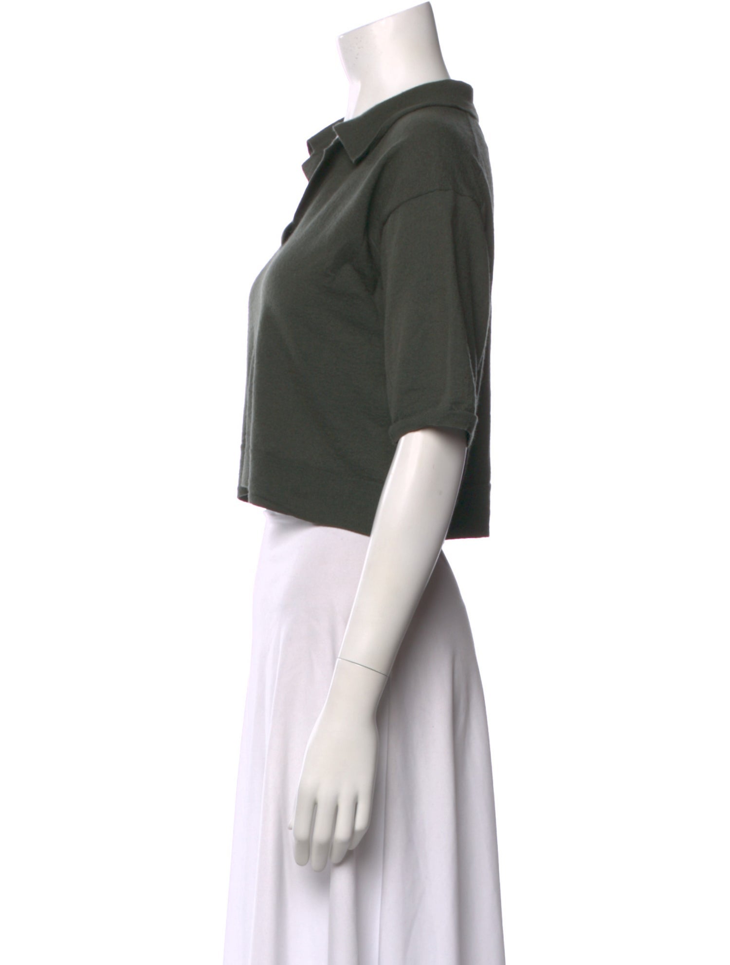 Soeur Merino Wool V-Neck Polo