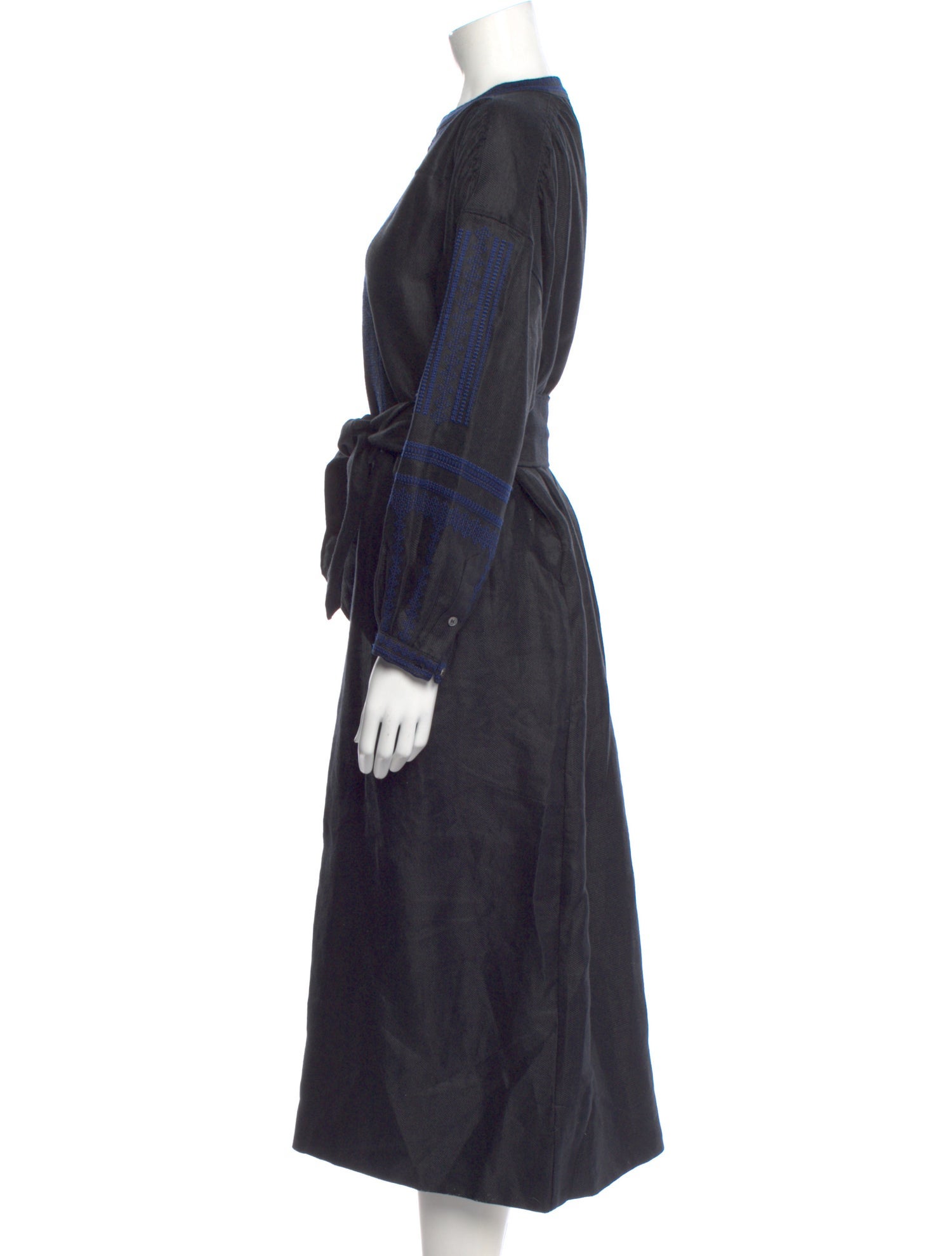 Soeur Linen Midi Length Dress