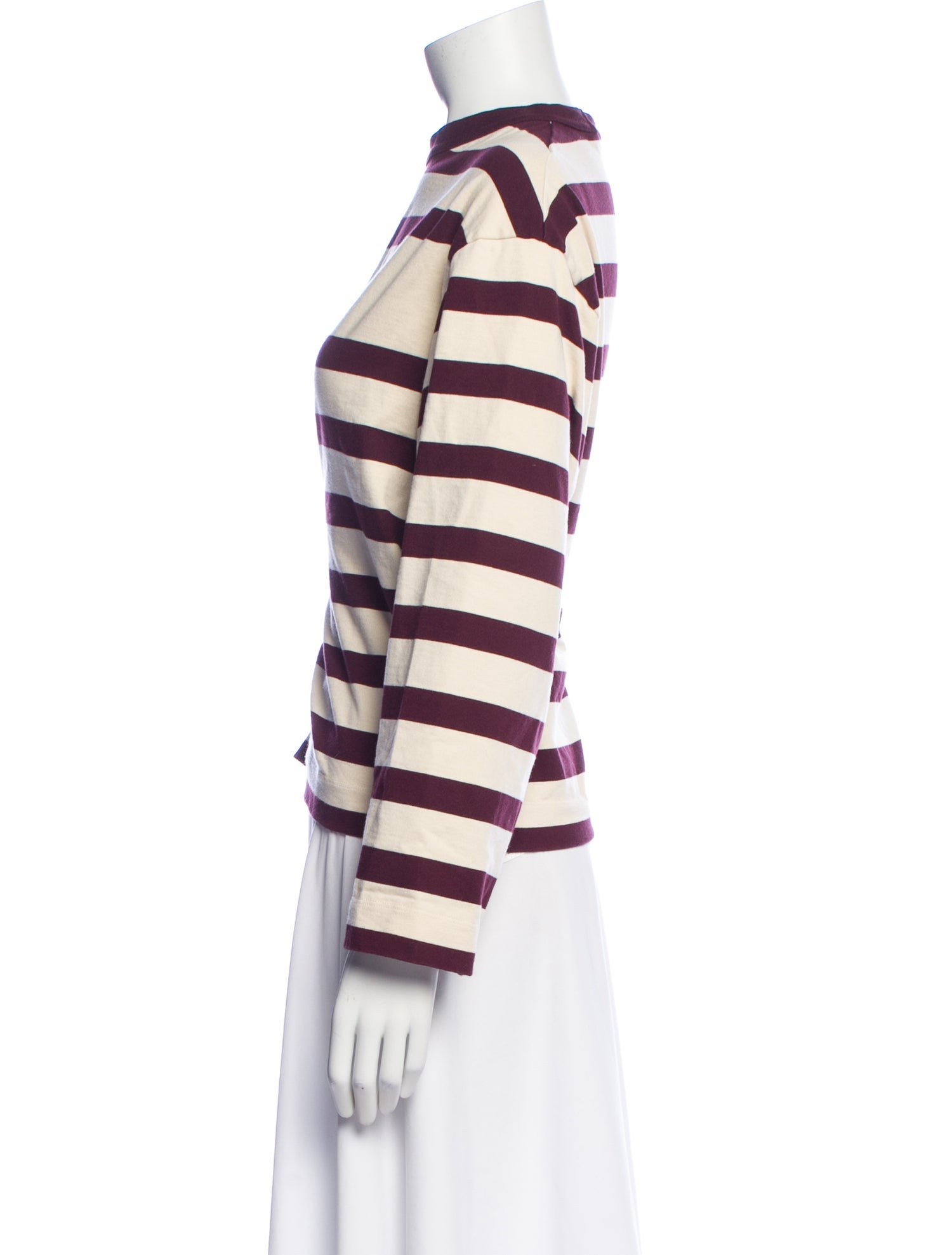 Soeur Striped Crew Neck Top