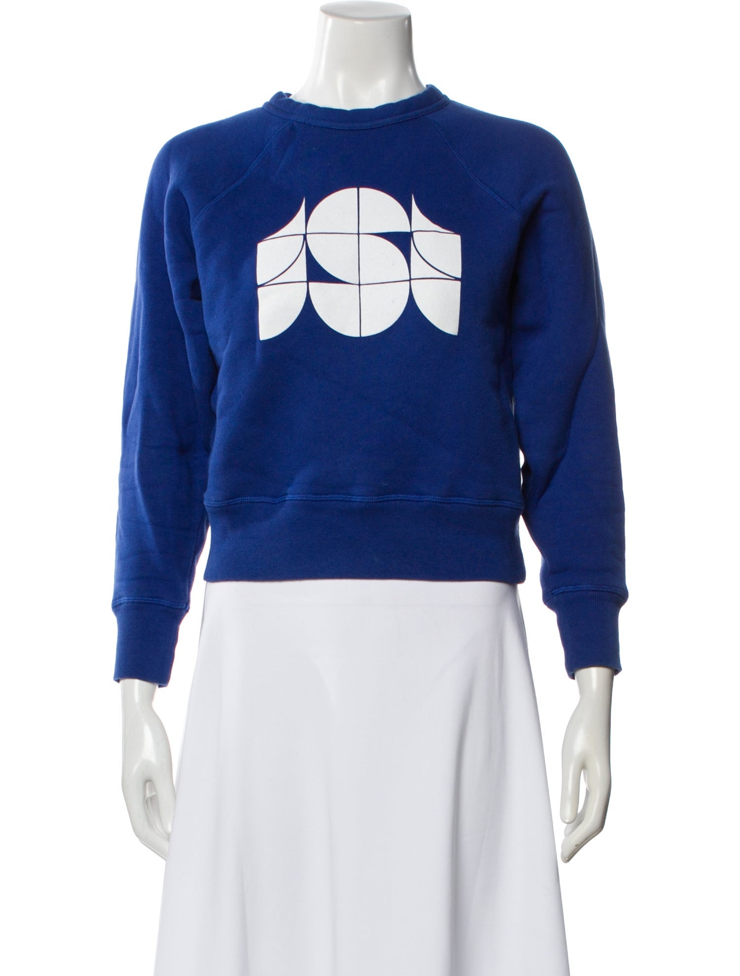 Soeur Graphic Print Crew Neck Sweatshirt