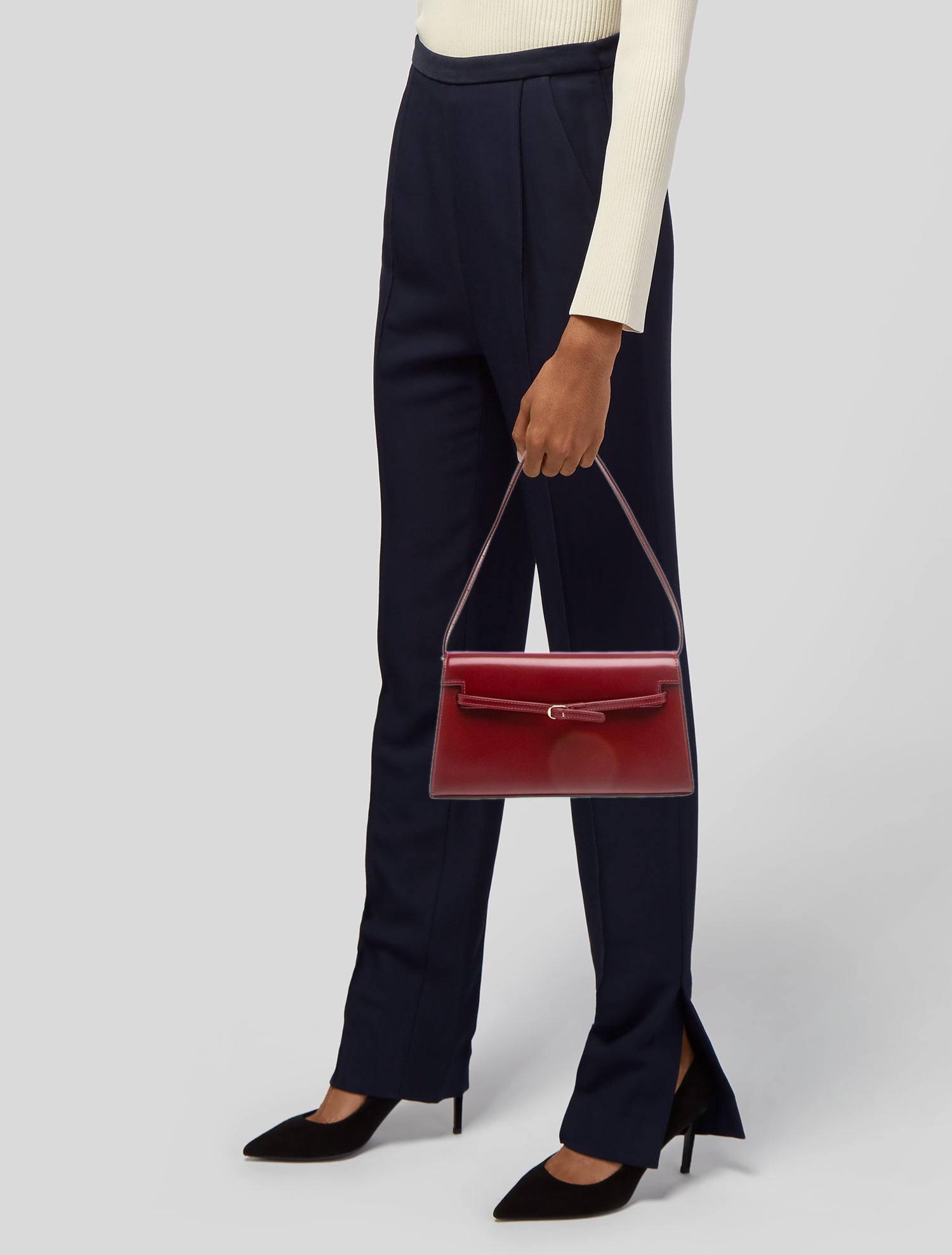 Verafied Leather Shoulder Bag