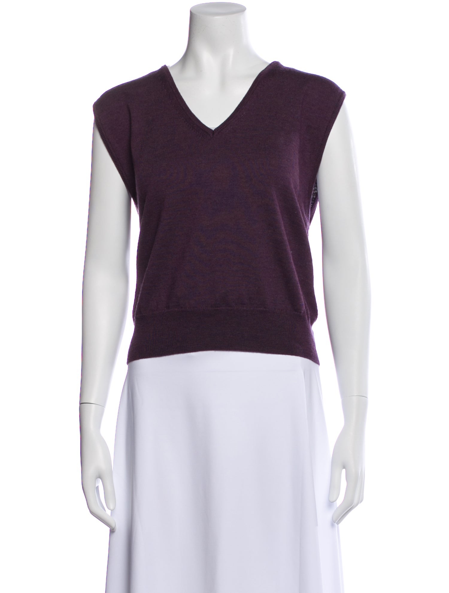 Soeur Merino Wool V-Neck Sweater