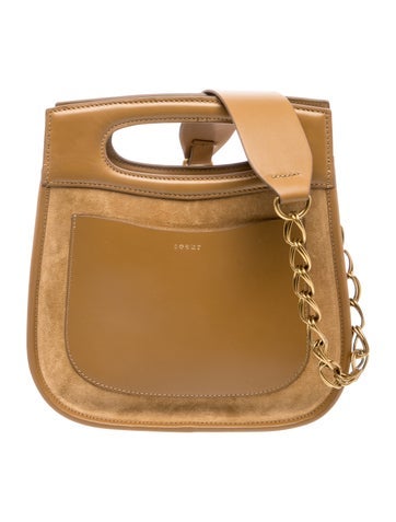 Pre-owned Soeur Leather Shoulder Bag In Brown