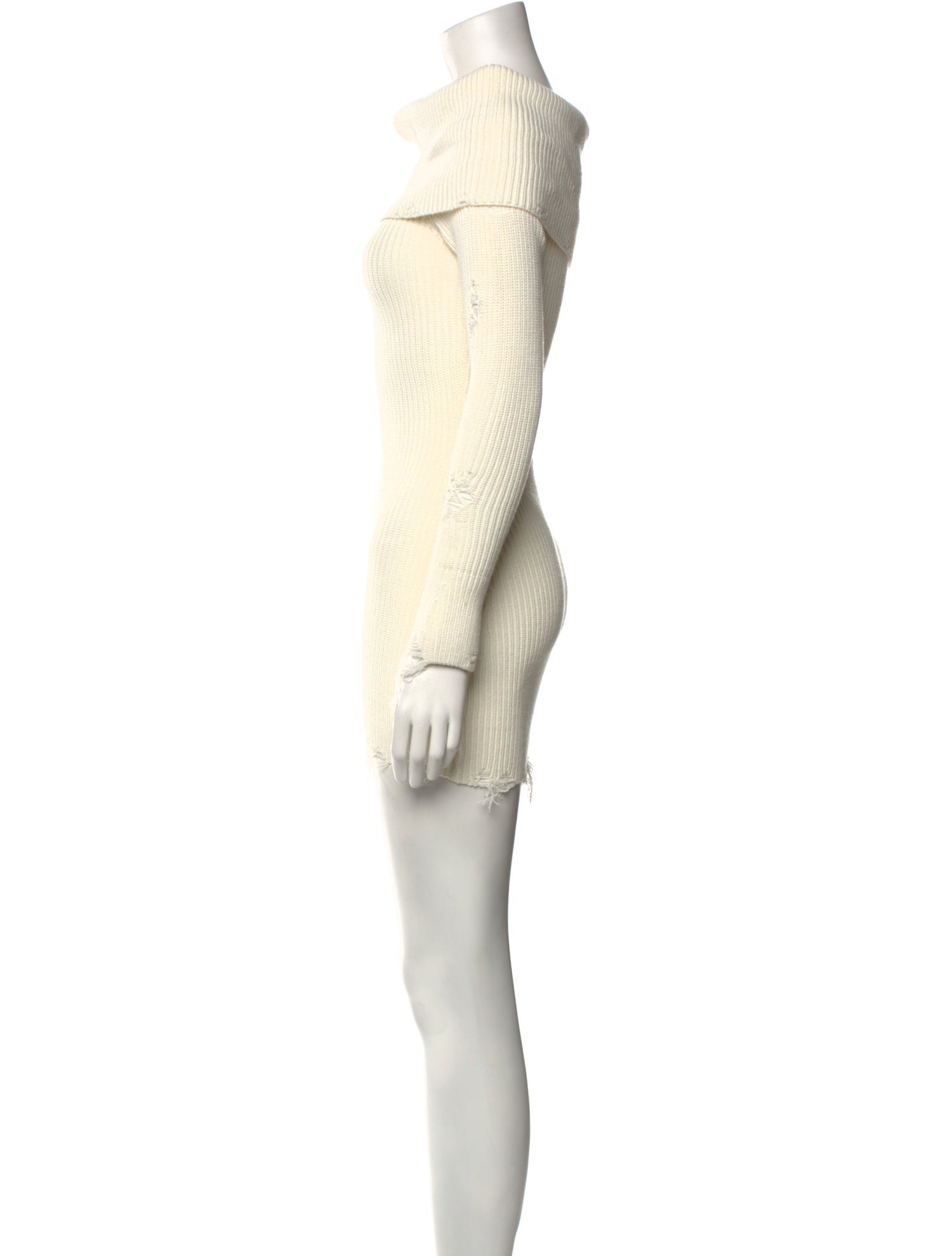 SER.O.YA Bateau Neckline Mini Dress