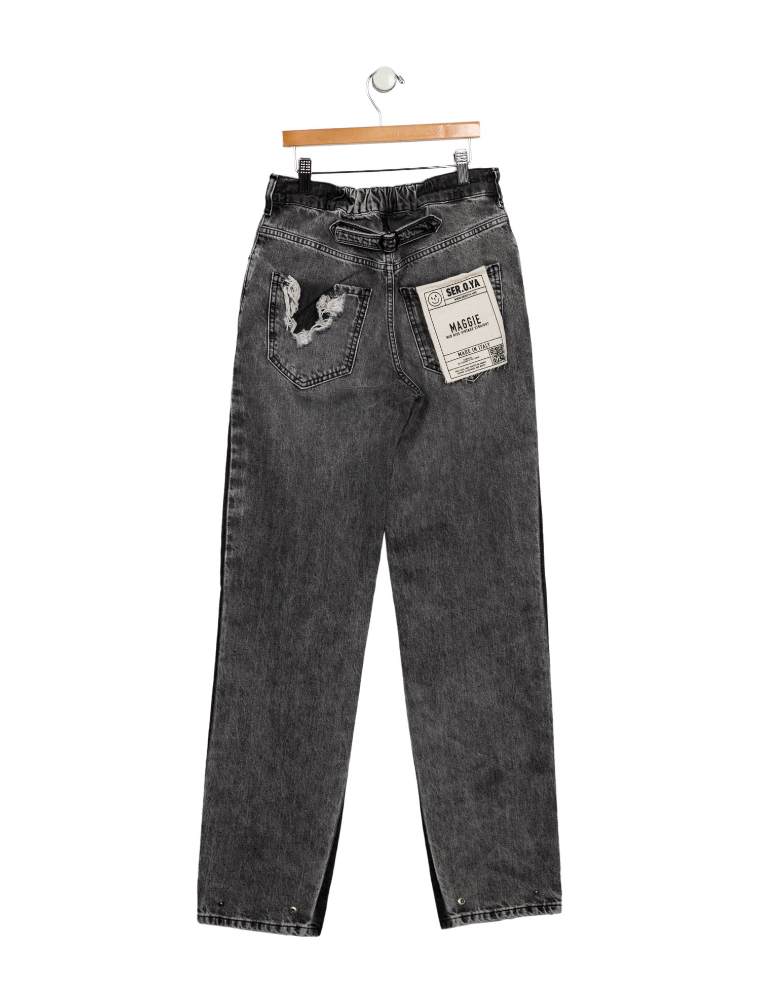 SER.O.YA Mid-Rise Straight Leg Jeans