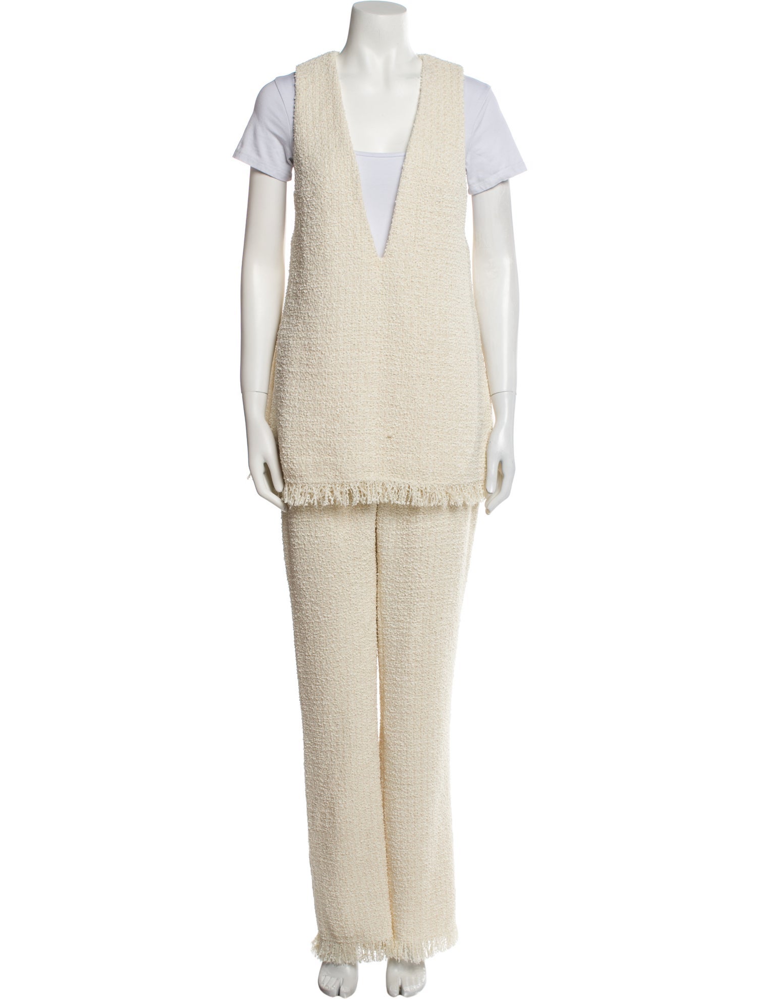 SER.O.YA Fringe Trim Accent Pant Set w/ Tags