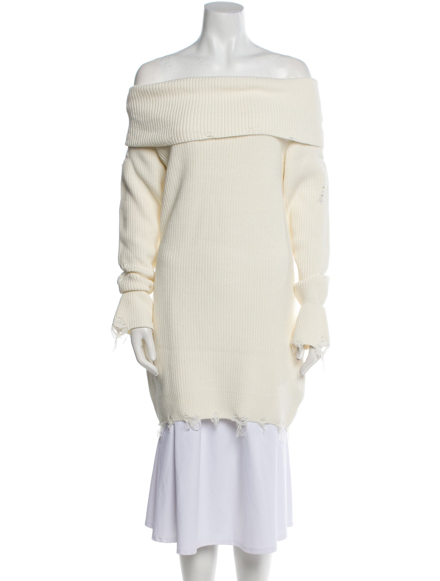 SER.O.YA Off-The-Shoulder Mini Dress