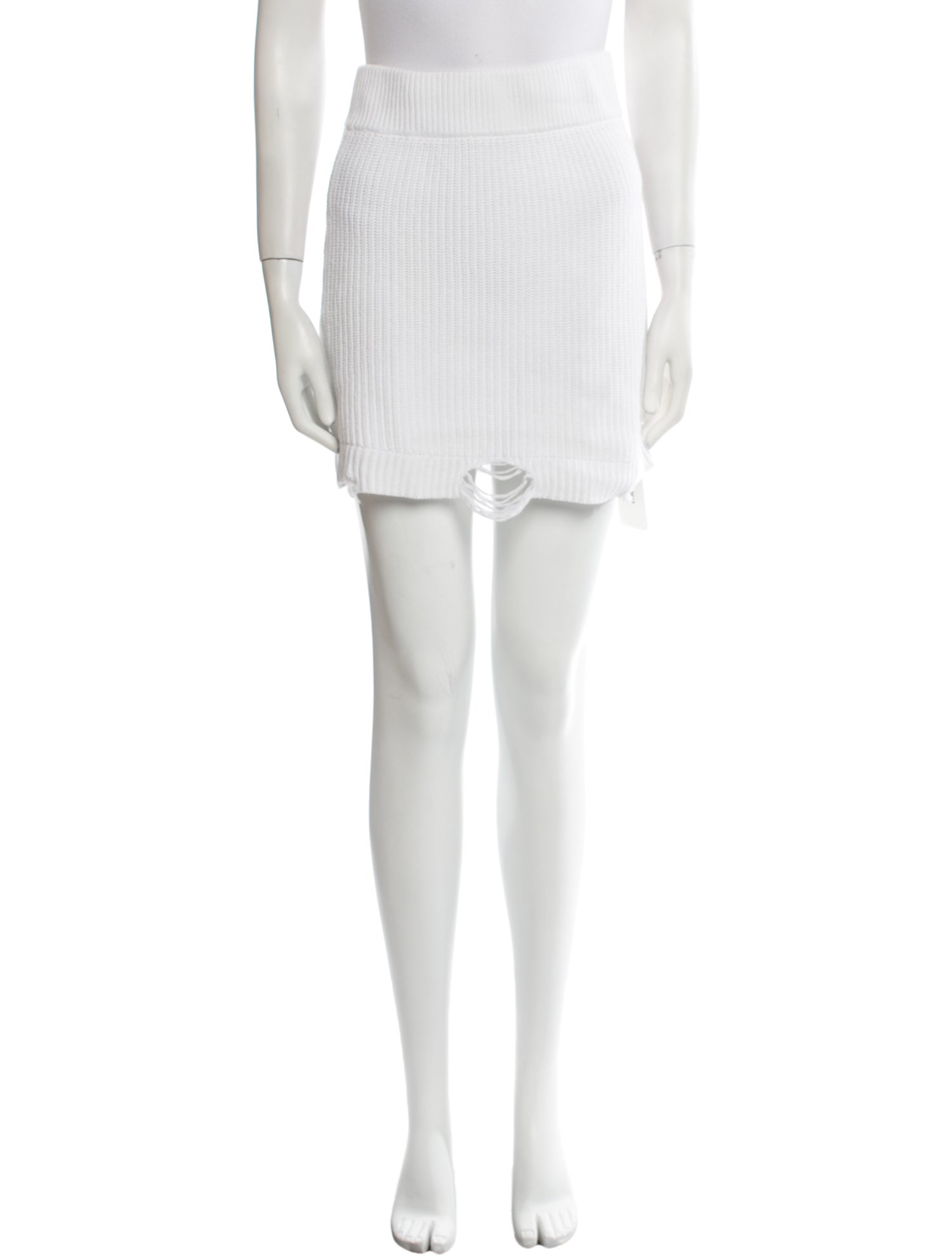 SER.O.YA Distressed Accents Mini Skirt