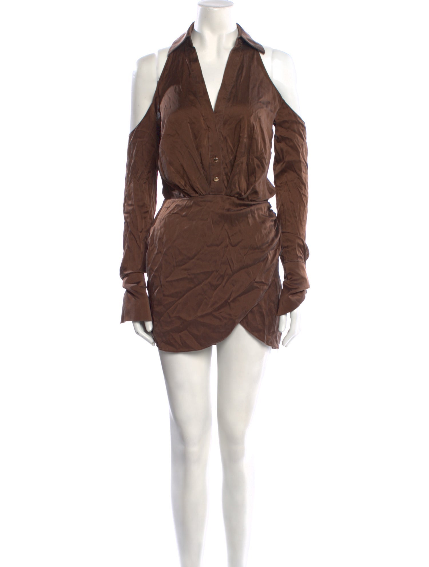 SER.O.YA V-Neck Mini Dress