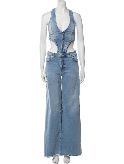 SER.O.YA Plunge Neckline Jumpsuit