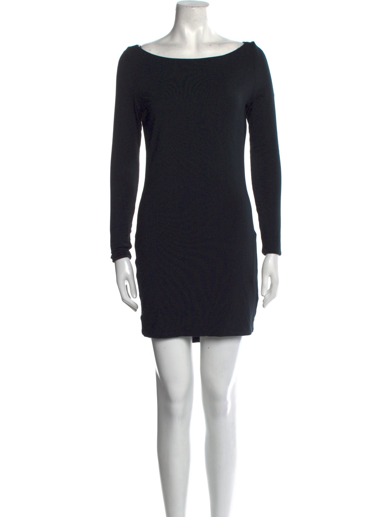 SER.O.YA Bateau Neckline Mini Dress