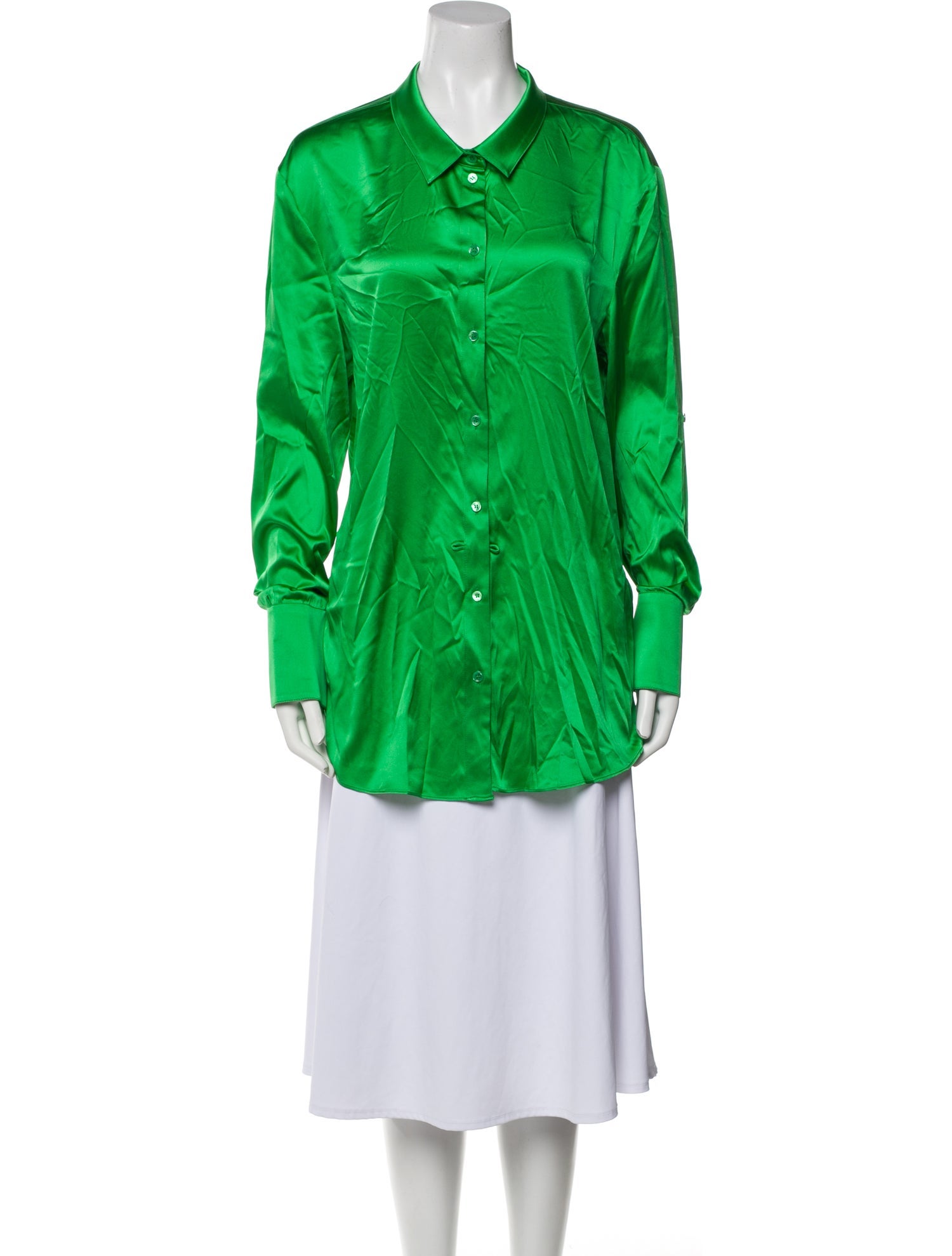 SER.O.YA Silk Long Sleeve Tunic