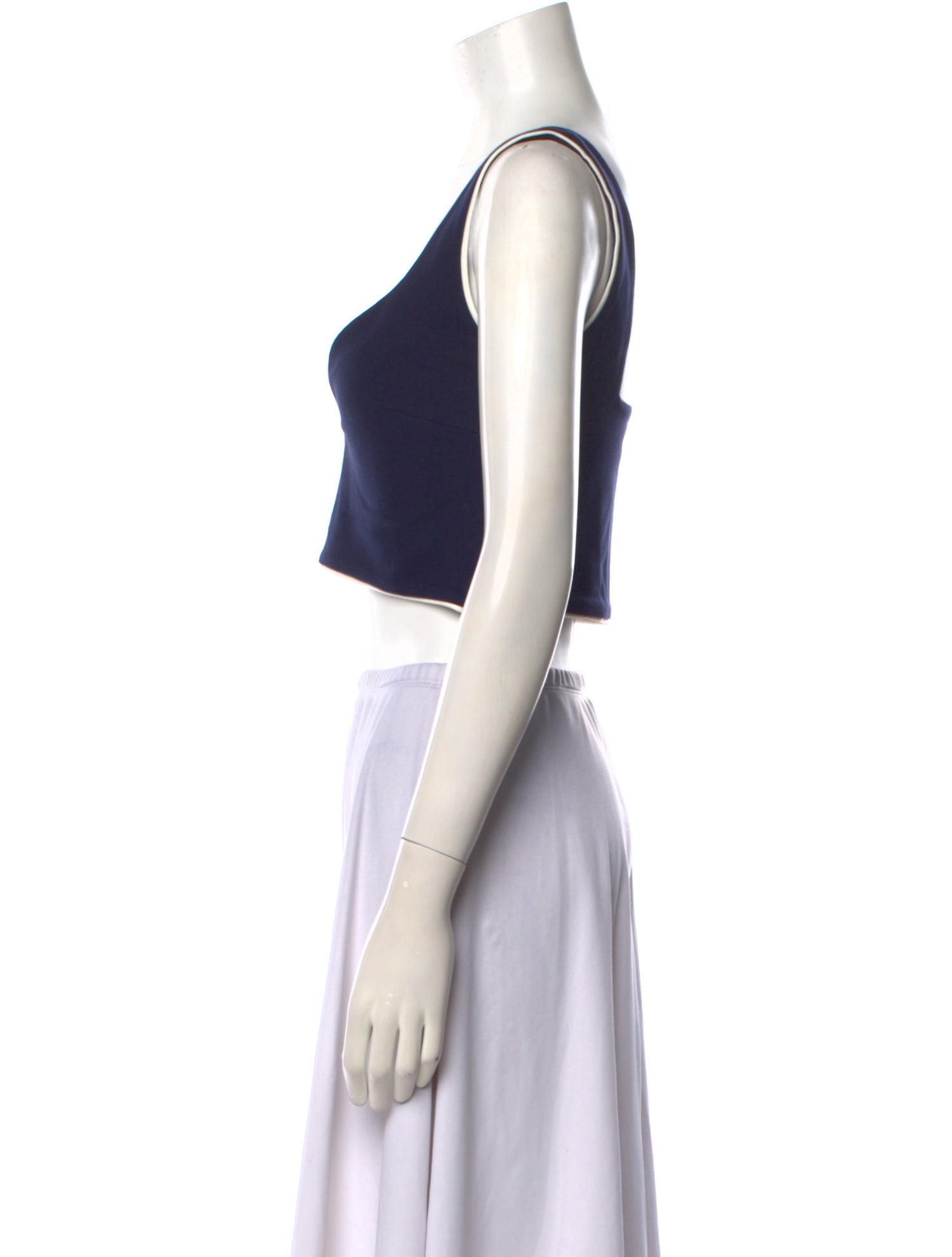 SER.O.YA Square Neckline Sleeveless Crop Top