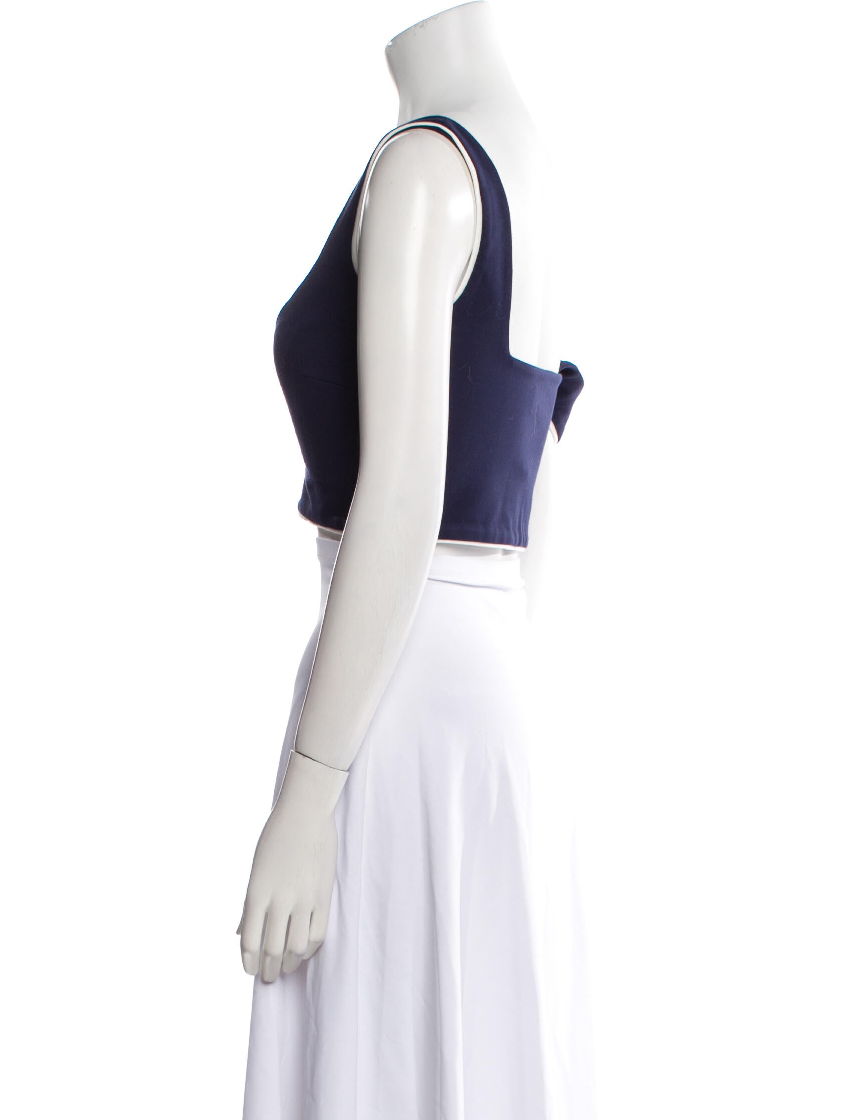 SER.O.YA V-Neck Sleeveless Crop Top w/ Tags