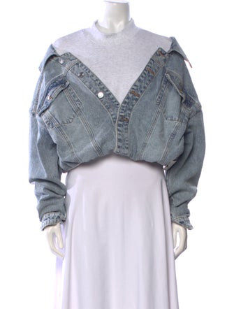 SER.O.YA Graphic Print Mock Neck Sweatshirt