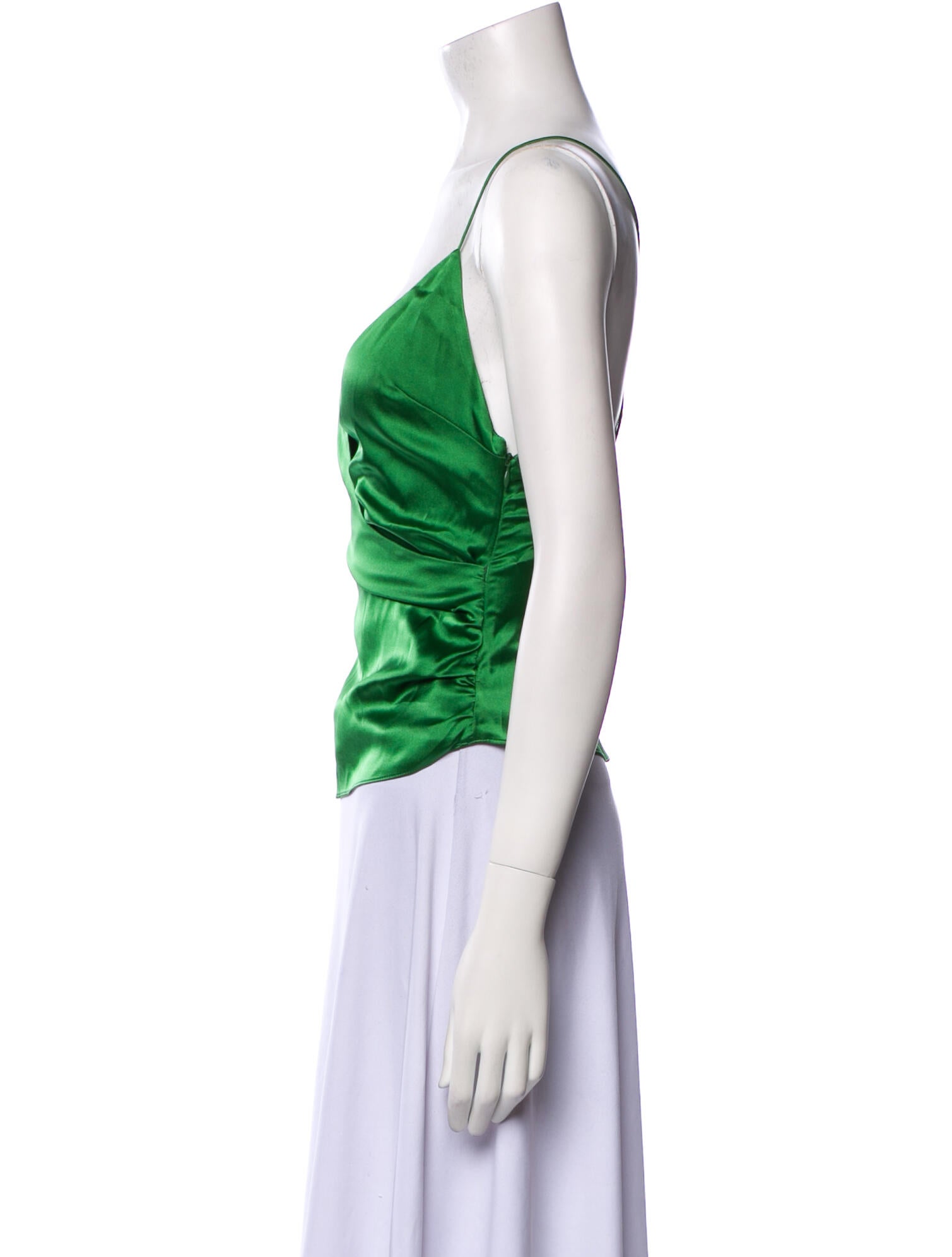 SER.O.YA Silk V-Neck Top