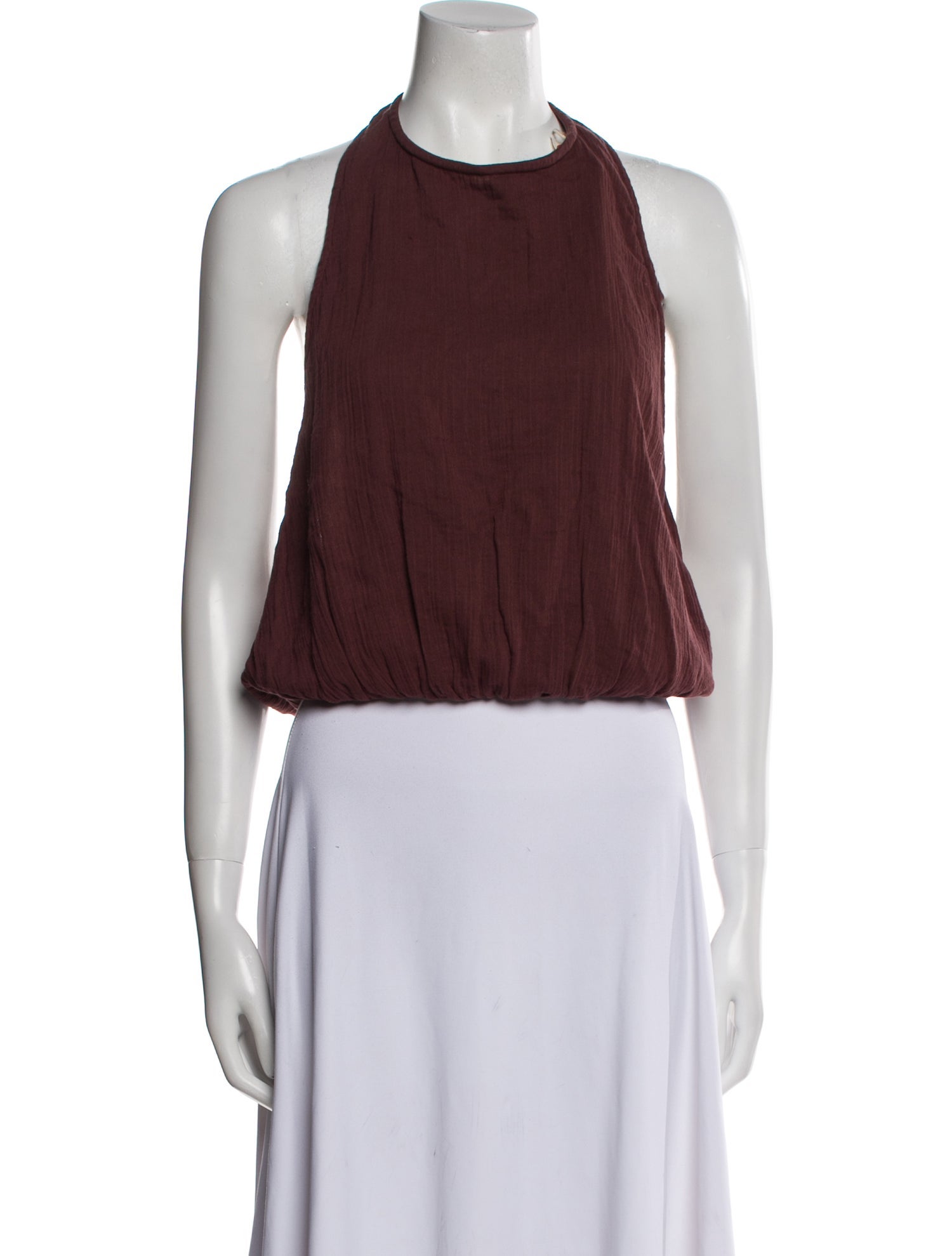 SER.O.YA Halterneck Sleeveless Crop Top